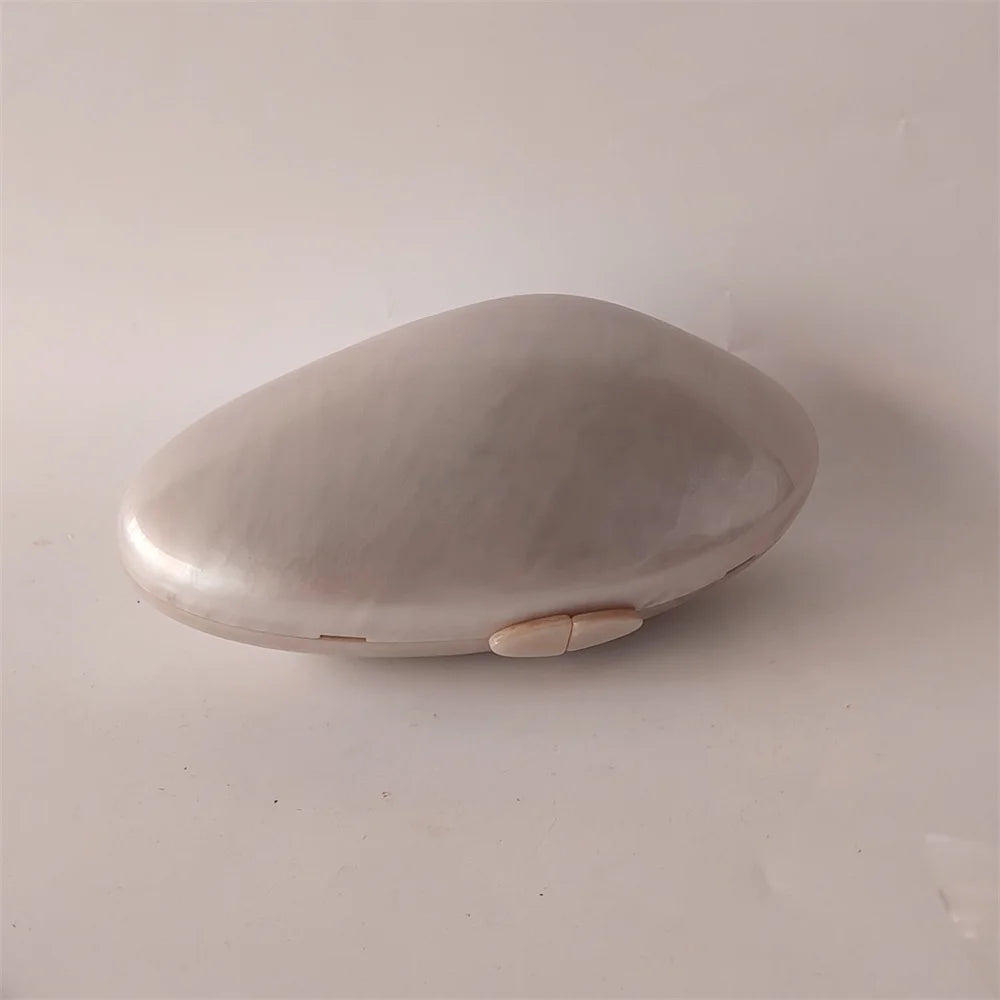 Shell Acrylic Clutch Purse