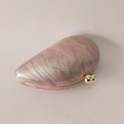 Lady Marble Clutch Purse