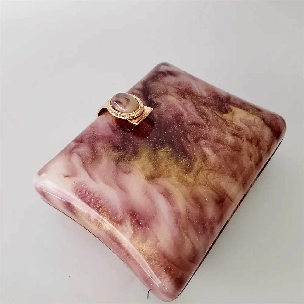 Acrylic Glossy Clutch Purse