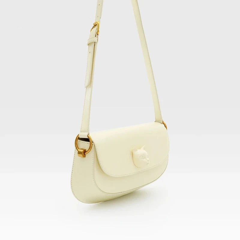 Exquisite Cat-Head Shoulder Bag